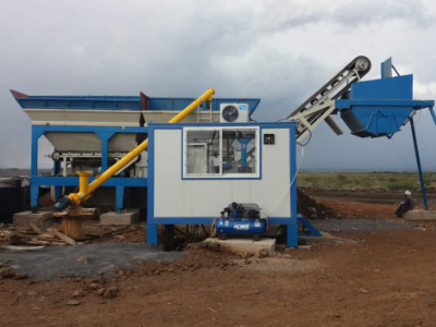 肯尼亚YWCB300稳定土厂拌设备