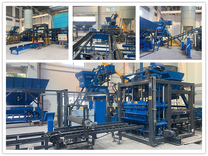 三联机械砖机生产线